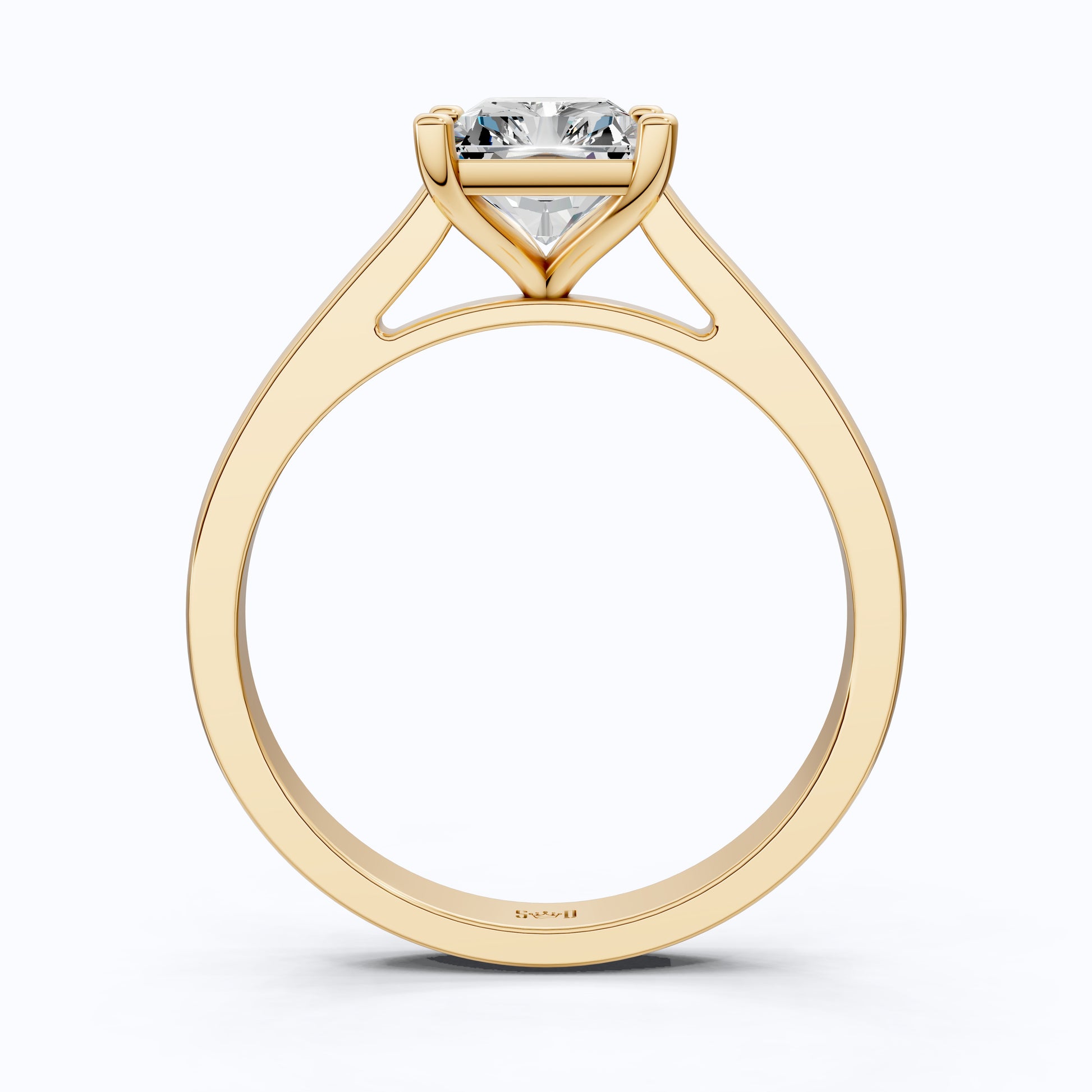 Timeless Radiant Solitaire Engagement Ring in 14K Solid Gold, 2.00 CT Radiant Cut Lab Grown Diamond, Handmade Fine Jewelry, Anniversary Gift for Women