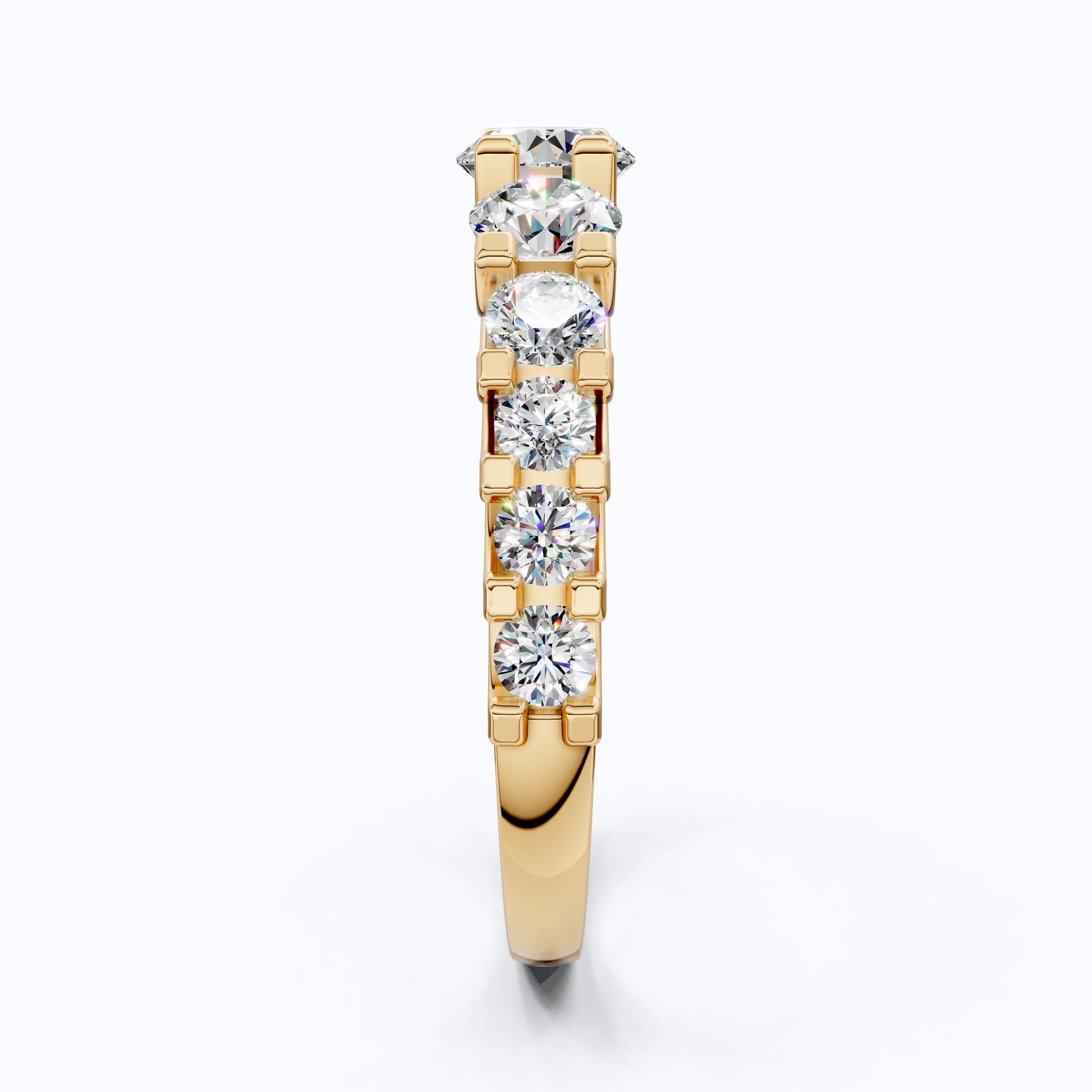 14K Yellow Gold Unique Engagement Ring, Wedding Band, Trending Gift for Her, Handmade Jewelry
