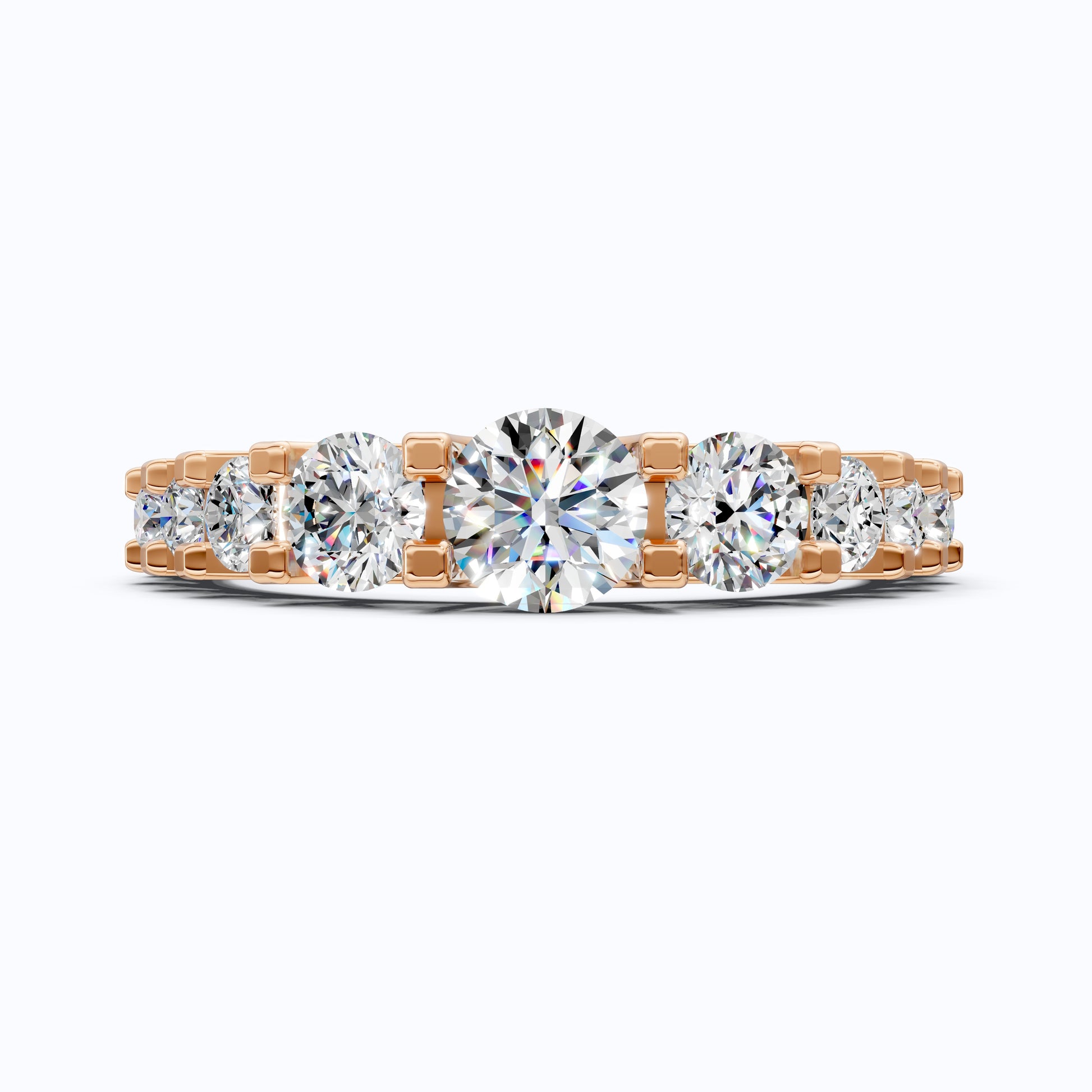 14K Yellow Gold Unique Engagement Ring, Wedding Band, Trending Gift for Her, Handmade Jewelry