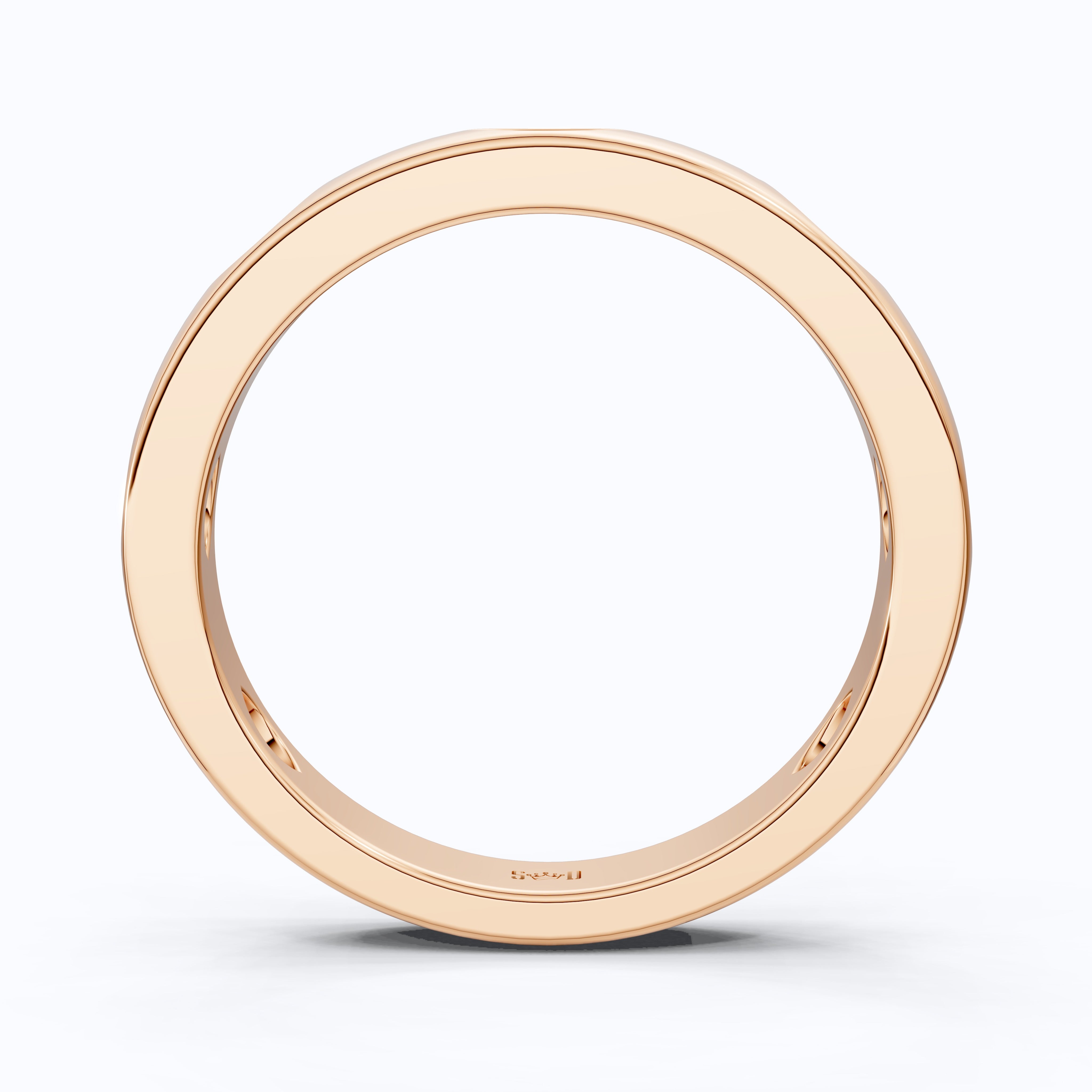 Minimal Marquise Eternity Band Wedding Ring in 14K Solid Gold, 0.70 TCW Marquise Cut Lab Grown Diamonds, Gift for Her