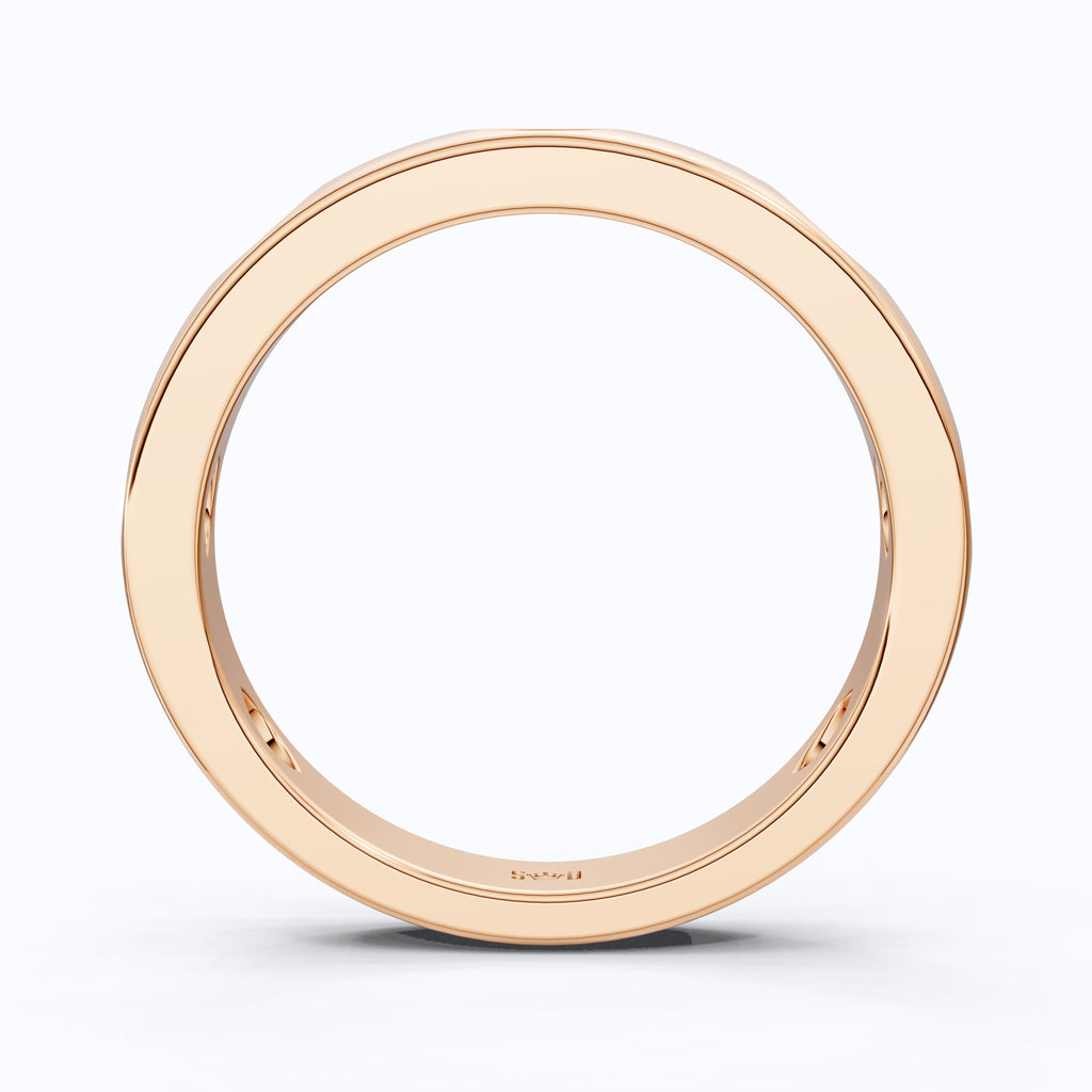 Minimal Marquise Eternity Band Wedding Ring in 14K Solid Gold, 0.70 TCW Marquise Cut Lab Grown Diamonds, Gift for Her