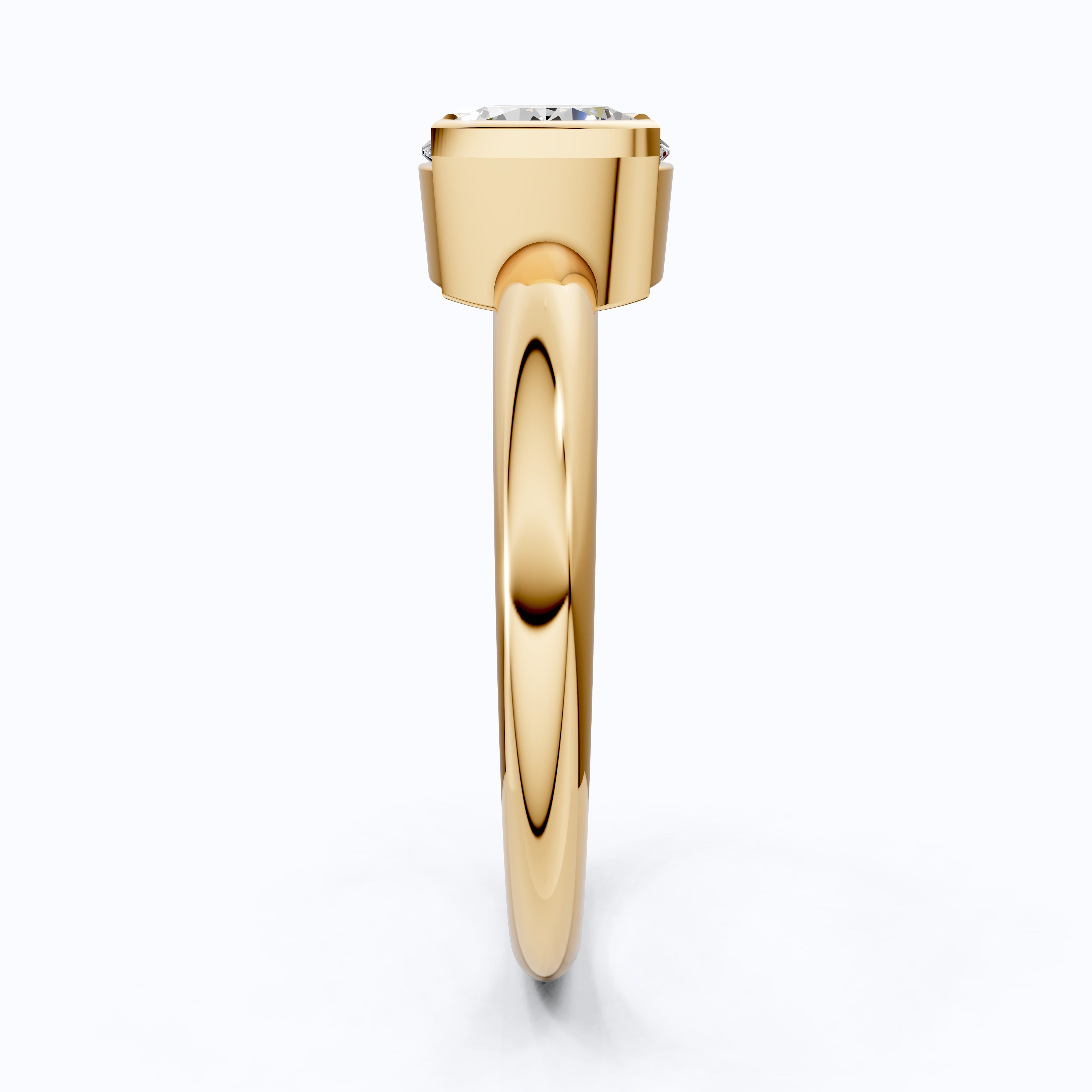 1.00 CT Round Cut Solitaire Engagement Ring in Lab Grown Diamond - 14K Solid Gold, Anniversary Gift For Women, Daily Wear Ring