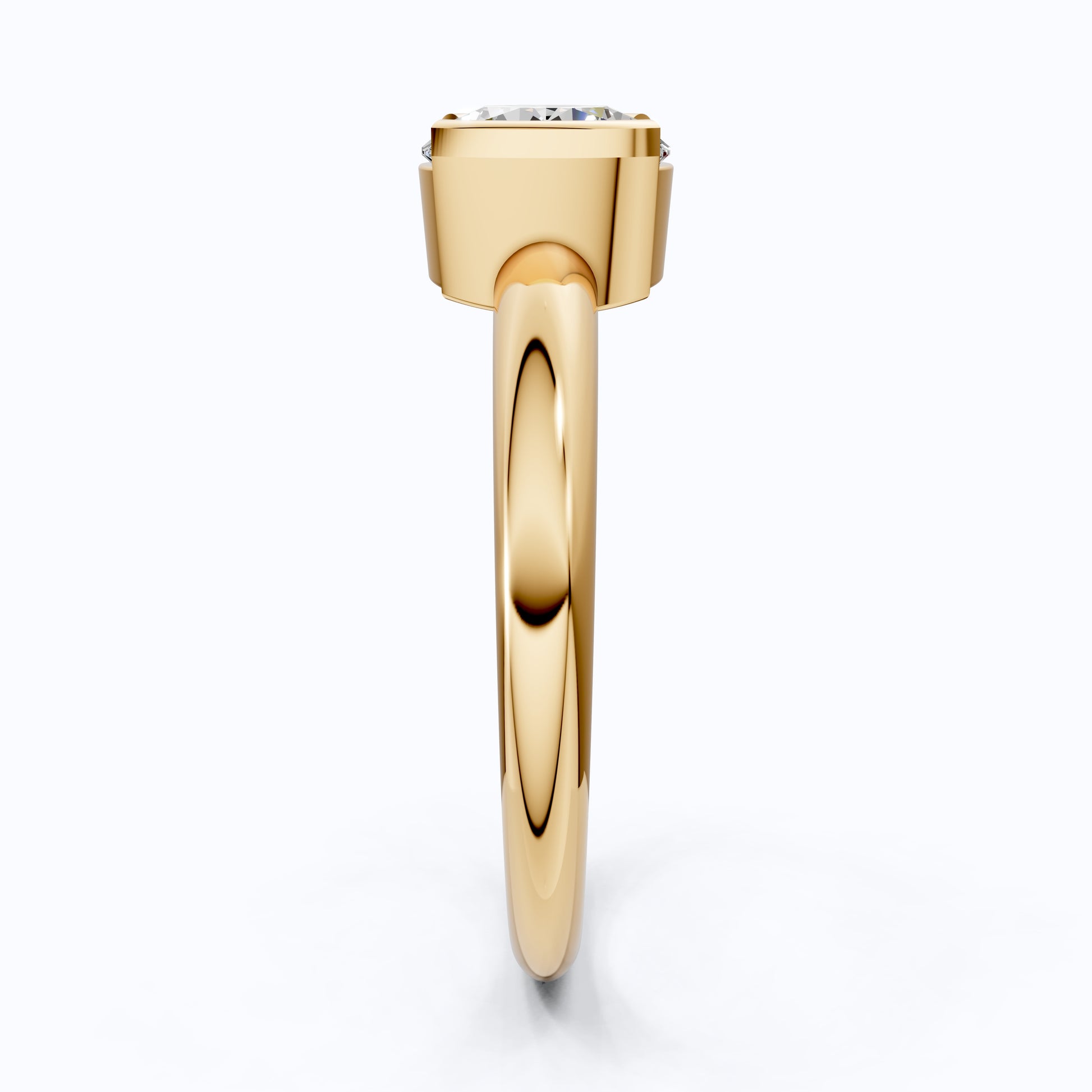 1.00 CT Round Cut Solitaire Engagement Ring in Lab Grown Diamond - 14K Solid Gold, Anniversary Gift For Women, Daily Wear Ring