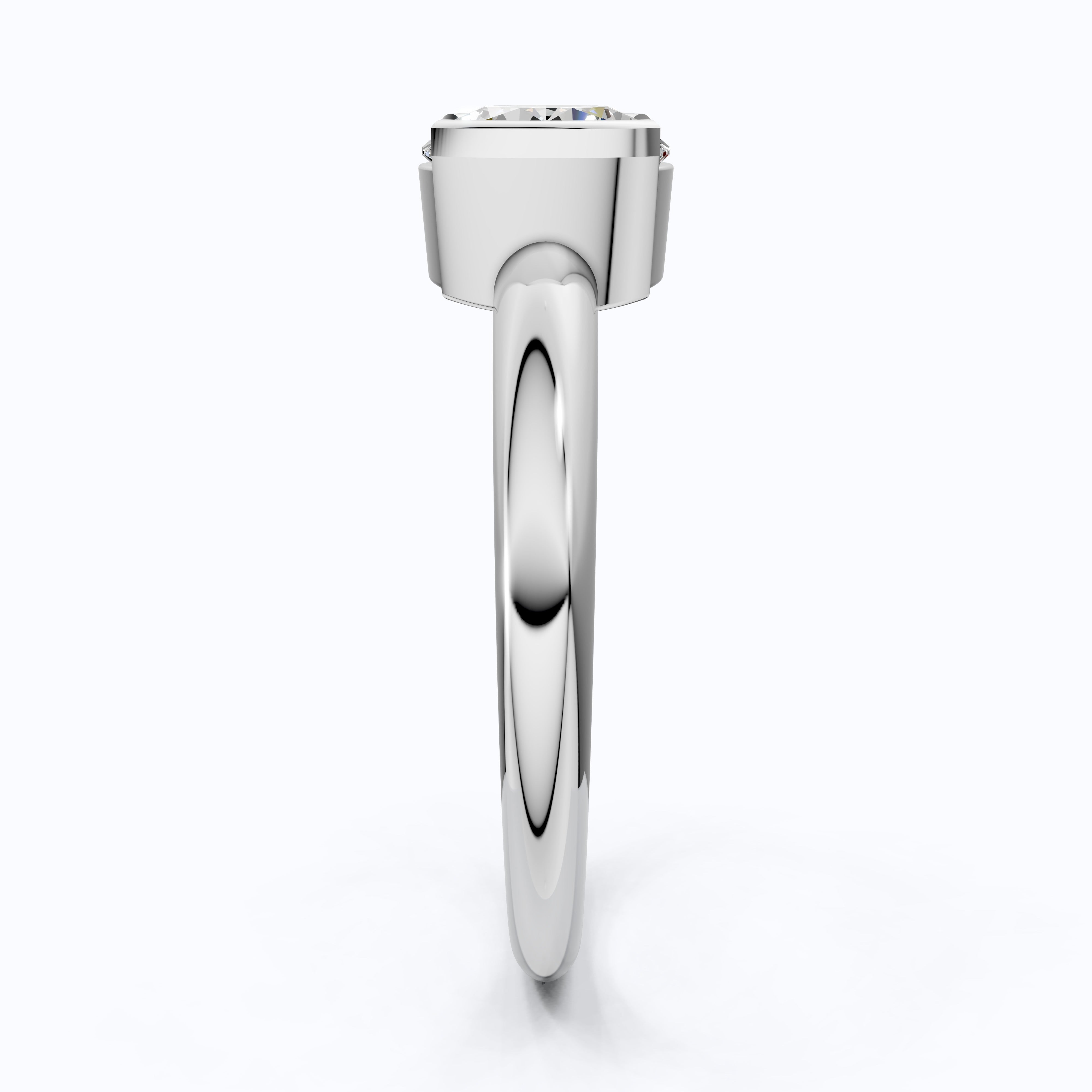 1.00 CT Round Cut Solitaire Engagement Ring in Lab Grown Diamond - 14K Solid Gold, Anniversary Gift For Women, Daily Wear Ring