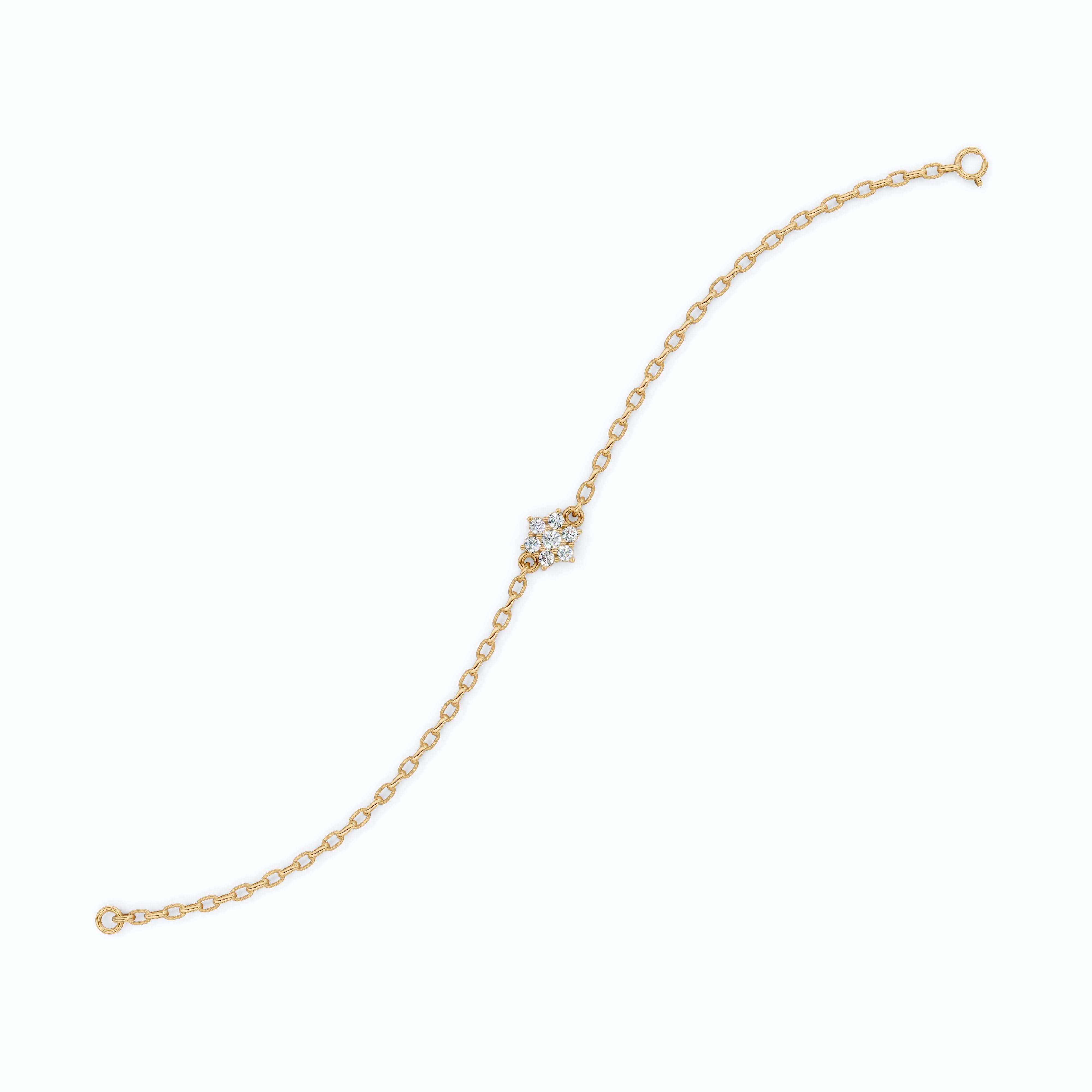 Nature Inspired Flower Band in 14k Solid Gold, 0.28 TCW Round Cut Lab Created Diamond, Delicate Wedding Band, Gift for Her Bridal Set