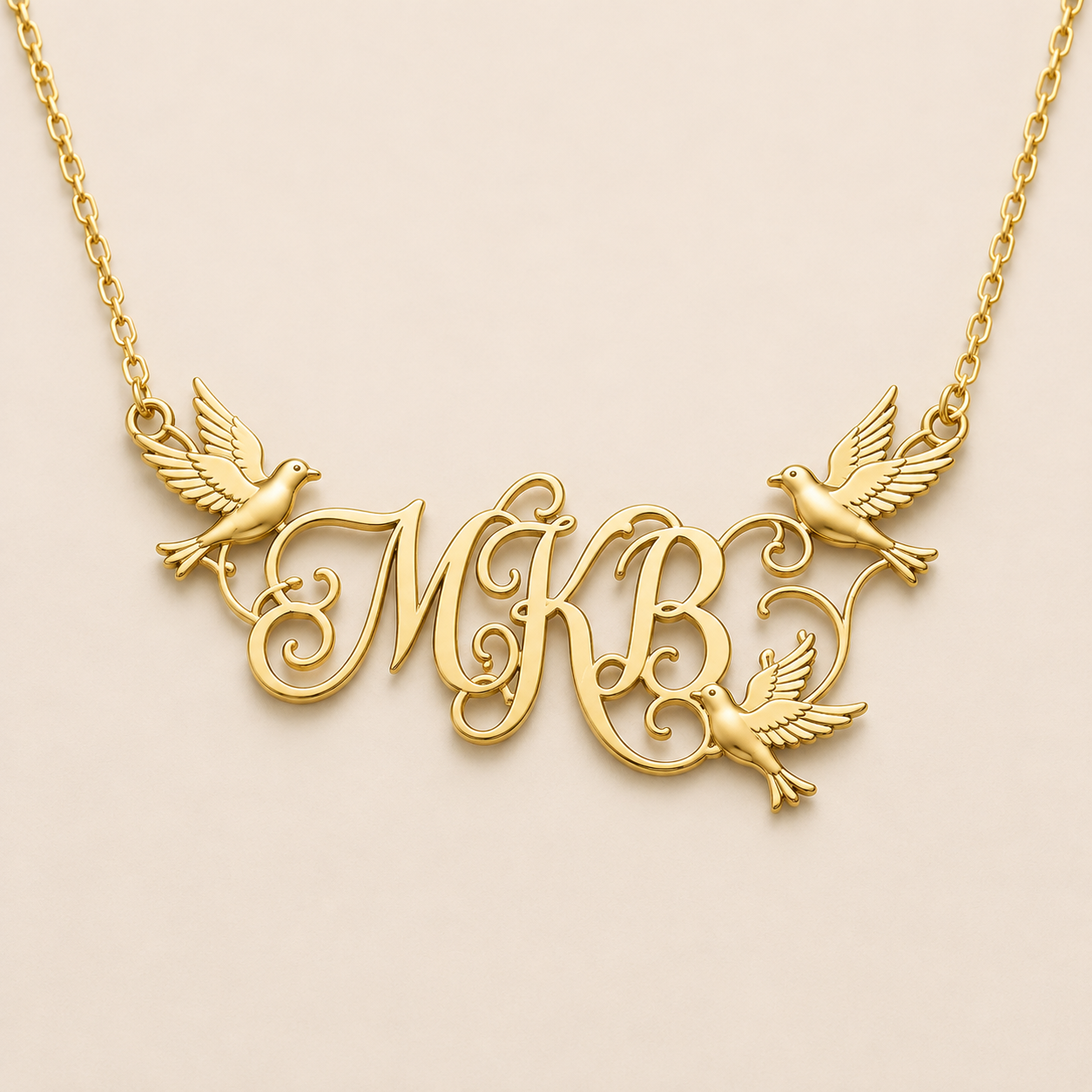 Custom Name Pendant Necklace – 925 Silver