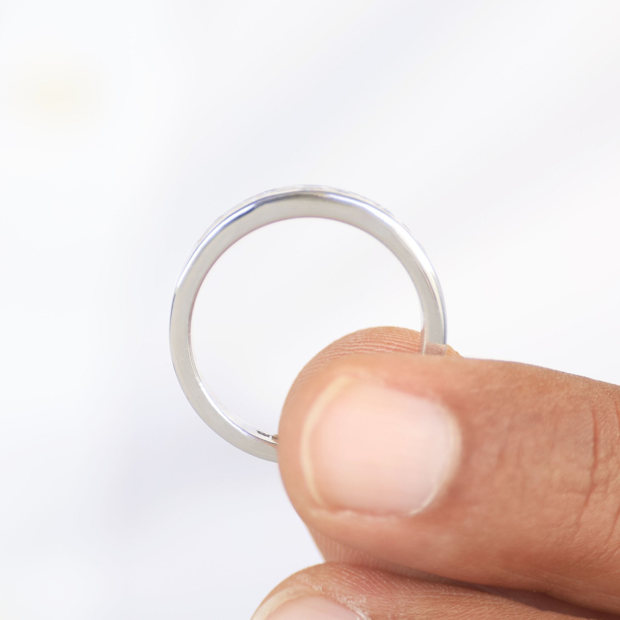 Modern Princess Accent Channel - Set Round Wedding Band in 14k Solid Gold,0.53 TCW Princess/Round Cut Lab Grown Diamonds, Promise Ring For Him - Shoora Designs