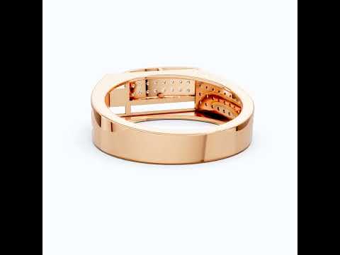Round Cut Men’s Modern Wedding Band Jewelry, Gift for Him