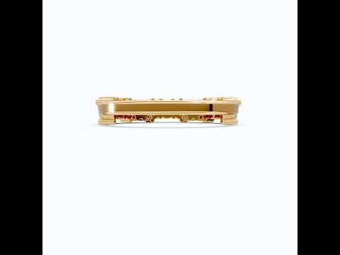 Elegant Mixed Shape Half Eternity Wedding Band in 14K Solid Gold, 0.90 TCW Round/Cut Lab Created Diamonds, Anniversary Gift For Wife