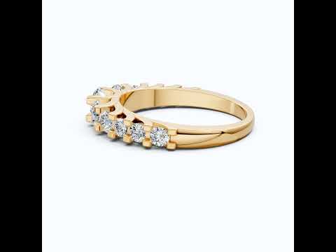 14K Yellow Gold Unique Engagement Ring, Wedding Band, Trending Gift for Her, Handmade Jewelry