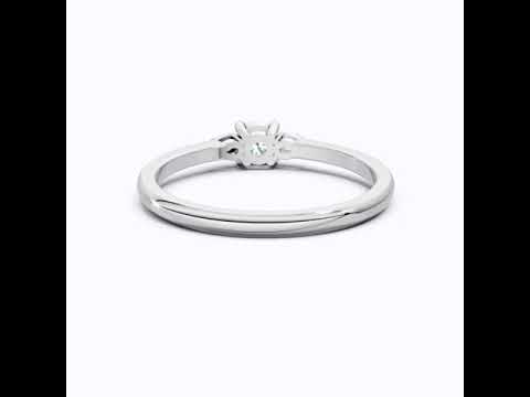 Pear/Round Cut Simple Stacker Wedding Ring, Anniversary Gift