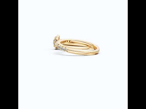 Classic Cushion Shaped Halo Cluster Engagement Ring Set with Matching Band in 14K Solid Gold, 0.53 TCW Round Cut Lab Created Diamonds, Bridal Set